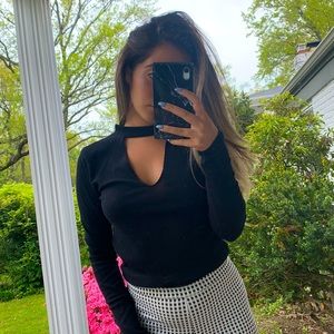 Black zara shirt (size 2)